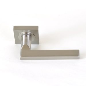 2 door handles set aluminum square rosette nickel ma atlascu